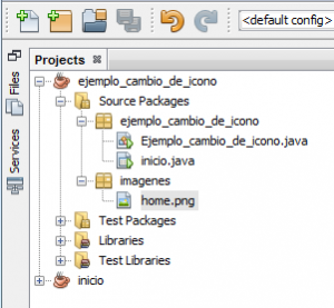 Explorador de proyectos JAVA
