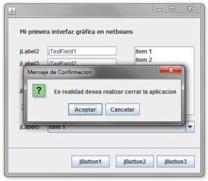 Confirmación al cerrar un JFrame en Java