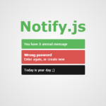 Notificaciones con Notify.js