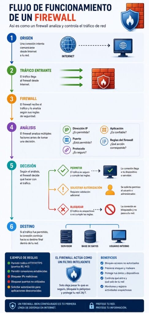 Como funciona un firewall