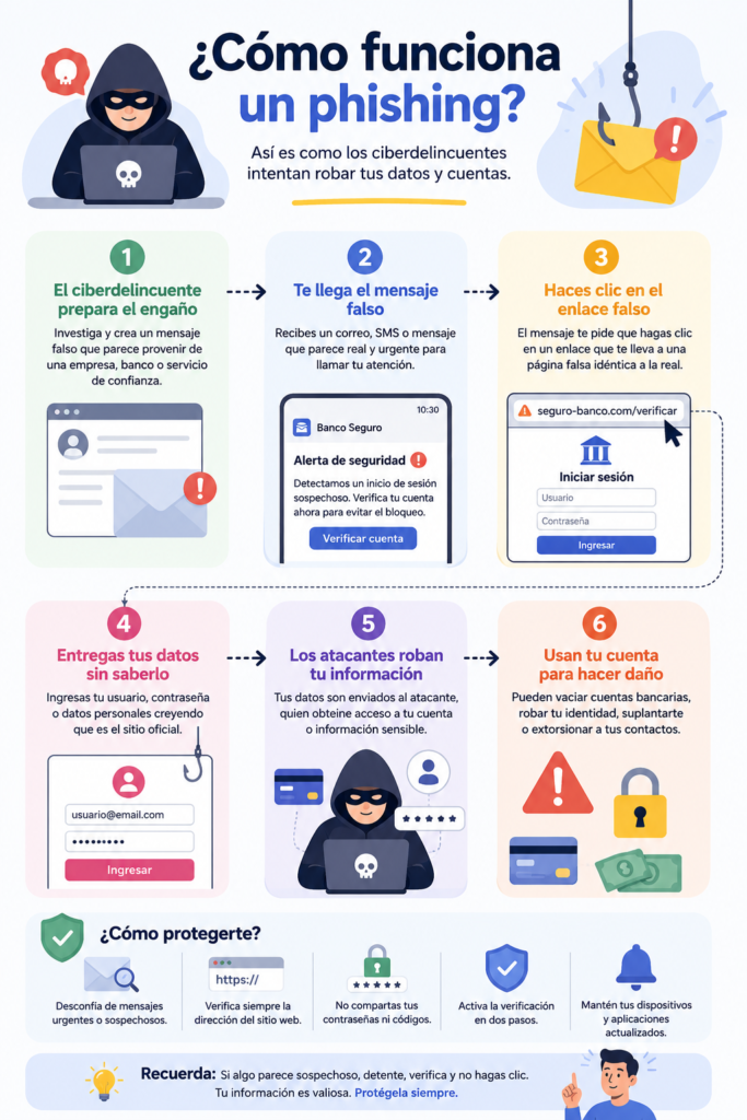 Phishing infografía